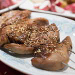 小城 - 2017.6 ラムタンの串焼き（580円）×2