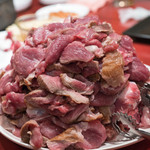 小城 - 2017.6 羊の足の丸焼き 後腿（4,800円）