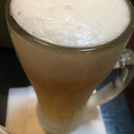 肉太郎 - 生ビール キンキン冷えたグラスはナイス☆★★☆