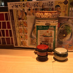 味奈登庵 - コンディメンツ。