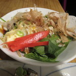 立ち呑みのさのや - 豚平焼き 300円　(2017.5)