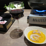 原宿 sora an - 鉄鍋すき焼き　三元豚