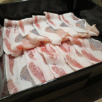 原宿 sora an - 鉄鍋すき焼き　三元豚