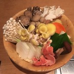 じどりや 穏座 - 色とりどりなキノコたち