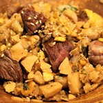Wagyu beef garlic fried rice