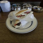 コーヒーハウス ニシヤ - パニーノ（650円）