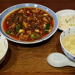 中国菜 オイル - 四川麻婆豆腐ランチ900円