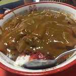 藤や - 2017年6月。カツカレー大盛り。＋50円で650円。