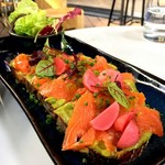 Tartine   - Smoked Salmon and Avocado Tartine