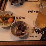 Rokubee - たら玉＋つぶ＋ビール
