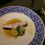 茶禅華 - 金目鯛の炭火焼き　葱生姜風味