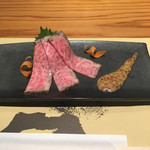 Kagoshima Karen - 黒毛和牛サーロインのローストビーフ （前菜）