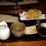 楽食 - かき揚げせいろ 