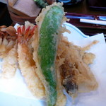 玄蕎麦 野中 - 天ぷらアップ