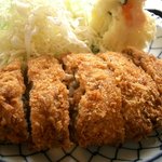 味処酒房なかむら - 新メニュー！メンチカツ定食　650円　幸せになれますよ！