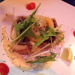 パノラマスカイレストラン アサヒ - タコのスパイシーフライ （￥850）