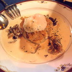 パノラマスカイレストラン アサヒ - 阿波尾鶏と茸のクリーム煮 パートフィロ包み （￥1200）