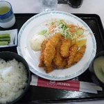 諏訪湖サービスエリア（下り線）レストラン湖彩 - ワカサギフライ定食