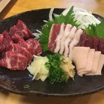 もつ鍋 チャンピオン - 馬刺し