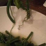 麺線屋formosa - 穂先がくるくるとカールしています。