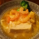 だいどこ やぶれ傘 - とうふとカレイとえび