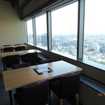 こんぶや - 東京が一望できる窓席