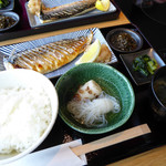 こんぶや - サバの塩焼き定食