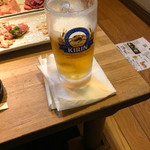 大越 - 毎度お馴染み生ビール