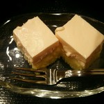 鮨 千花 - 食後にプチケーキを頂きました♡