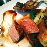 atri - ジャストな火入れ。あばらの周りについたお肉も頂きます。