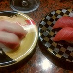 Sushi Douraku - ぶり、マグロ腹身