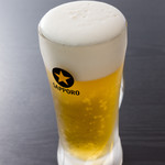 麺家 神明 - ドリンク写真:サッポロ黒ラベル　生中