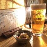 ぼちぼちいこか - 生ビール 500yen