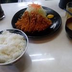 まるやま食堂 - ごくじょうロースカツ定食