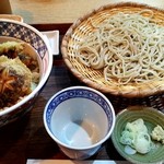 蕎心 - 天丼と蕎麦のセット　１４００円