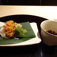 梶川 - 桜エビの掻き揚げと稲庭うどん