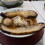 一日一麺LAB＋ - 今日はこれ　肉ダブル　麺大盛り