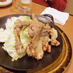 Sandaimetorimero - 清流若どりのモモ一本焼特製玉ねぎ塩ダレ　