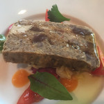 ジャルダン ポタジェ テラニシ - オックステールとフォアグラのテリーヌ。