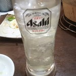 福山駅前酒場　情熱ホルモン - レモンサワー(2017.06.03)