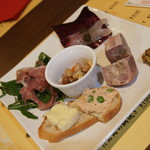 ワインバー バッカス - 前菜セット（ハッピーアワーセット）（１，０００円）２０１７年５月