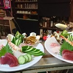 お持ち帰り刺身の盛り合わせ　　　　　　　　　　　　　　