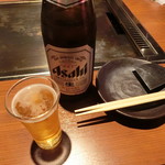 恋鯉 - アサヒスーパードライ（中瓶）500円＋税