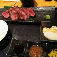 赤坂 金舌 - さがりの炭火焼き定食 1.5倍 1,800円