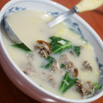 四川食府 - 北京ダック（３，８８０円）の骨スープ２０１７年５月