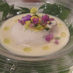 La Part Dieu - 新ジャガイモ・新生姜・紋甲イカのポタージュ