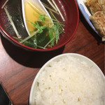 テムジン - ライス(スープ付き)