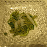 リストランテ サクラ - 手打ちパスタ　ヤリイカとインゲンのジェノベーゼ