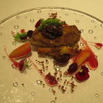 リストランテ サクラ - ハンガリー産フォアグラ　ホワイトチョコの自家製ブリオッシュのフレンチトースト