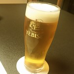満寿家 - 満寿家 ヱビスで乾杯